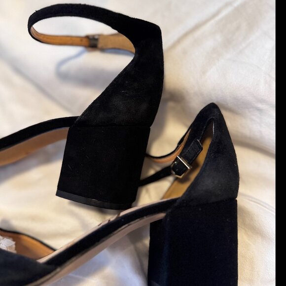 Sam Edelman I Black Susie d'Orsay Ankle Strap Block Heel Sandal size 8.5 - Picture 12 of 15